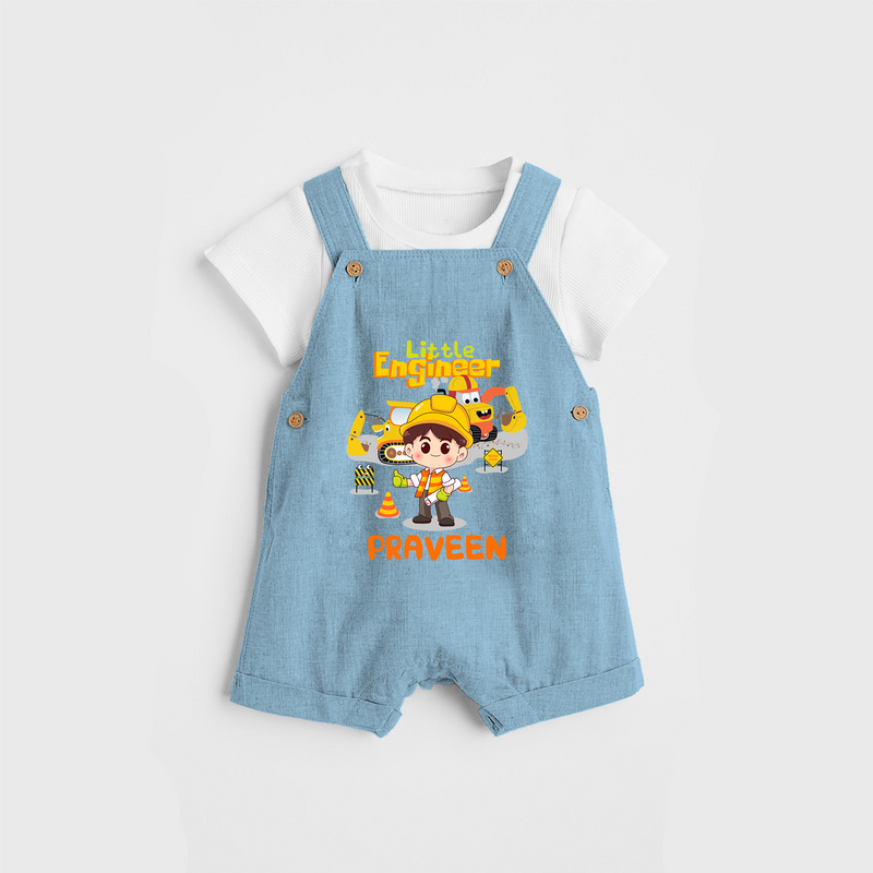 Little Engineer Dungaree - SKY BLUE - 0 - 3 Months Old (Chest 17")