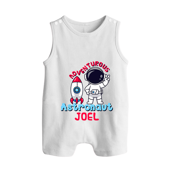 Future Astronaut Romper Suit | Personalized Romper Suit for Babies - WHITE - 0 - 5 Months Old (Chest 18")