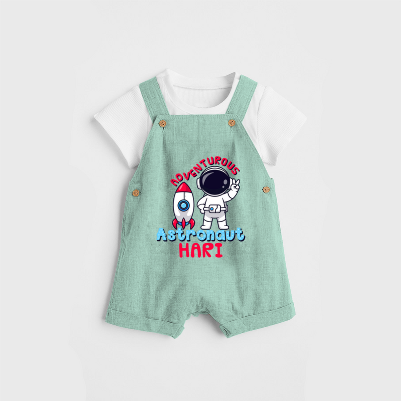 Adventurous Astronaut Dreamer Dungaree - LIGHT GREEN - 0 - 3 Months Old (Chest 17")