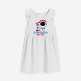 Adventurous Astronaut Dreamer Frock - WHITE - 0 - 6 Months Old (Chest 18")