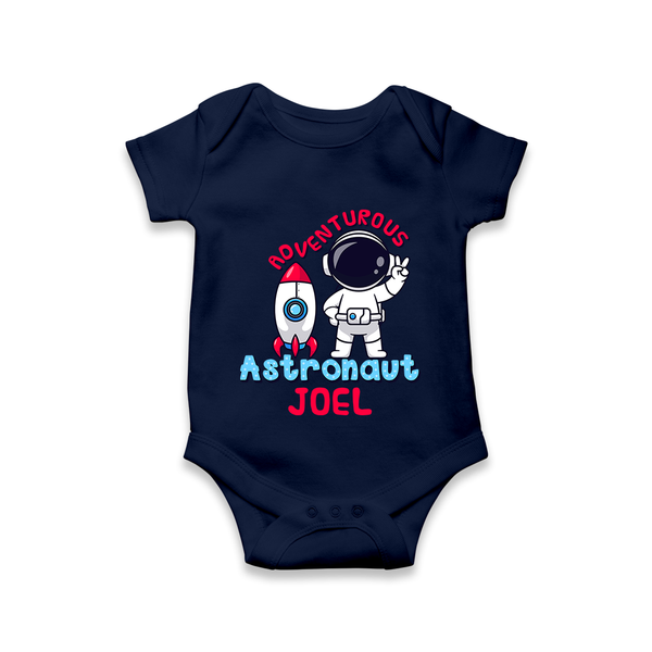Future Astronaut Romper / Onesie | Personalized Romper / Onesie for Babies - NAVY BLUE - New Born (Chest 14")