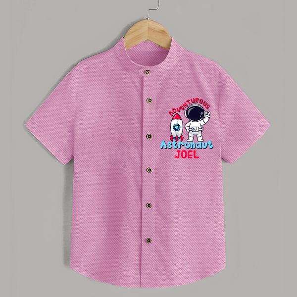 Future Astronaut Shirt | Personalized Shirt for Babies - BABY PINK - 0 - 6 Months Old (Chest 23")