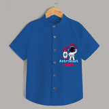 Adventurous Astronaut Dreamer Shirt - COBALT BLUE - 0 - 6 Months Old (Chest 21")