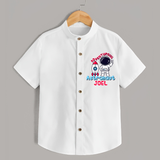 Future Astronaut Shirt | Personalized Shirt for Babies - WHITE - 0 - 6 Months Old (Chest 23")