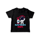 Adventurous Astronaut Dreamer T-Shirt - BLACK - 0 - 5 Months Old (Chest 17")