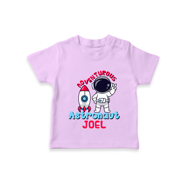 Future Astronaut T-Shirt | Personalized T-Shirt for Babies - LILAC - 0-5 Months Old (Chest 17")