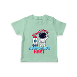 Adventurous Astronaut Dreamer T-Shirt - MINT GREEN - 0 - 5 Months Old (Chest 17")