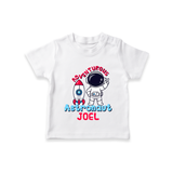 Future Astronaut T-Shirt | Personalized T-Shirt for Babies - WHITE - 0-5 Months Old (Chest 17")
