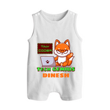 Future Tech Genius Romper Suit | Personalized Romper Suit for Babies - WHITE - 0 - 5 Months Old (Chest 18")