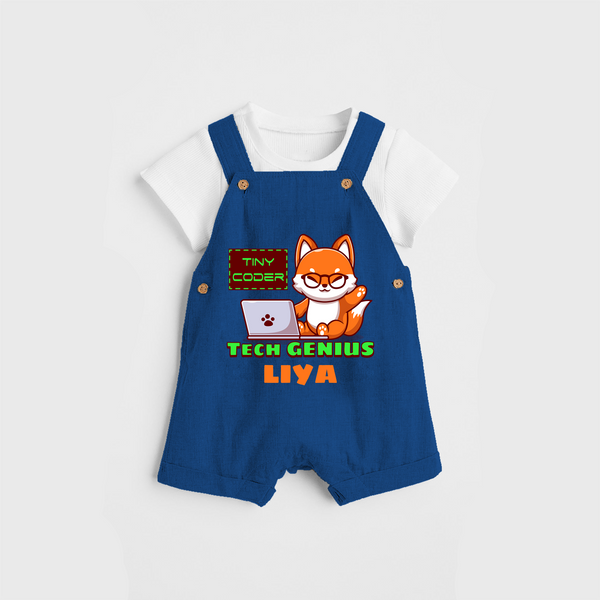 Tech Genius Prodigy Dungaree - COBALT BLUE - 0 - 3 Months Old (Chest 17")