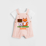 Tech Genius Prodigy Dungaree - PEACH - 0 - 3 Months Old (Chest 17")