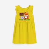 Tech Genius Prodigy Frock - YELLOW - 0 - 6 Months Old (Chest 18")