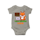 Tech Genius Prodigy Onesie - GREY - 0 - 3 Months Old (Chest 16")