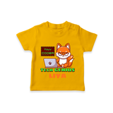 Tech Genius Prodigy T-Shirt - CHROME YELLOW - 0 - 5 Months Old (Chest 17")