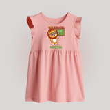 Future Tiny Teacher Baby Frock | Personalized Baby Frock for Babies - BABY PINK - 0 - 3 Months Old (Chest 17")
