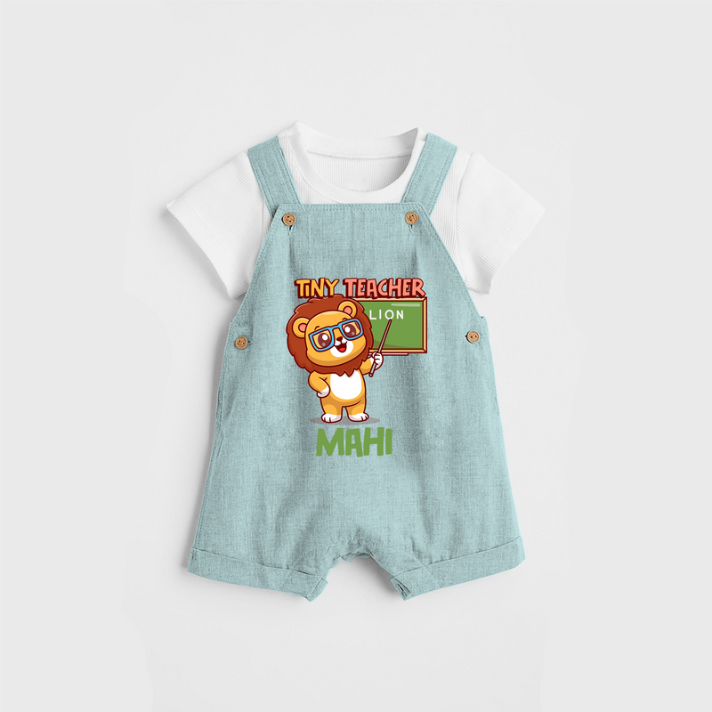 Tiny Teacher Scholar Dungaree - ARCTIC BLUE - 0 - 3 Months Old (Chest 17")