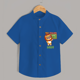 Tiny Teacher Scholar Shirt - COBALT BLUE - 0 - 6 Months Old (Chest 21")