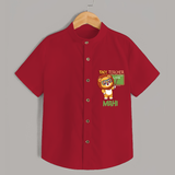 Tiny Teacher Scholar Shirt - RED - 0 - 6 Months Old (Chest 21")