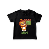 Tiny Teacher Scholar T-Shirt - BLACK - 0 - 5 Months Old (Chest 17")