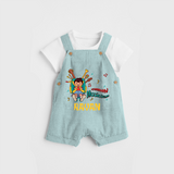 Talented Musician Dungaree - ARCTIC BLUE - 0 - 3 Months Old (Chest 17")