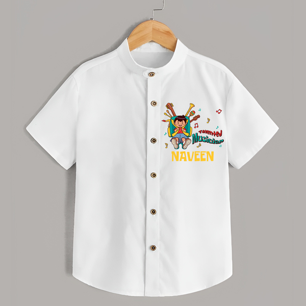 Future Musician Shirt | Personalized Shirt for Babies - WHITE - 0 - 6 Months Old (Chest 23")