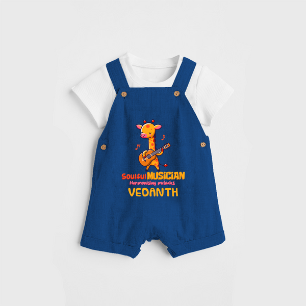 Soulful Musician Dungaree - COBALT BLUE - 0 - 3 Months Old (Chest 17")