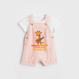 Soulful Musician Dungaree - PEACH - 0 - 3 Months Old (Chest 17")