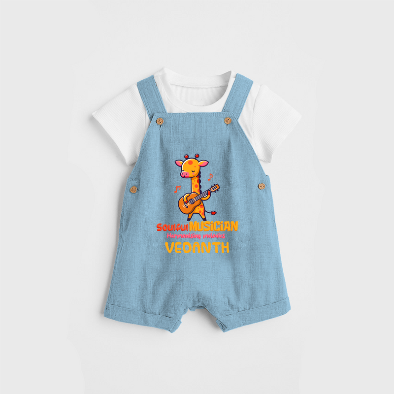 Soulful Musician Dungaree - SKY BLUE - 0 - 3 Months Old (Chest 17")