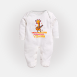 Future Soulful Musician Sleep Suit | Personalized Sleep Suit for Babies - WHITE - New Born (Chest 7.5")