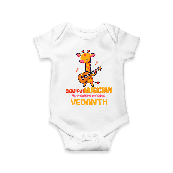 Soulful Musician Onesie - WHITE - 0 - 3 Months Old (Chest 16")