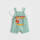 Adventurous Pilot Explorer Dungaree - LIGHT GREEN - 0 - 3 Months Old (Chest 17")