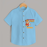 Adventurous Pilot Explorer Shirt - SKY BLUE - 0 - 6 Months Old (Chest 21")