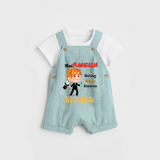 Magic Maker Boy Magician Dungaree - ARCTIC BLUE - 0 - 3 Months Old (Chest 17")