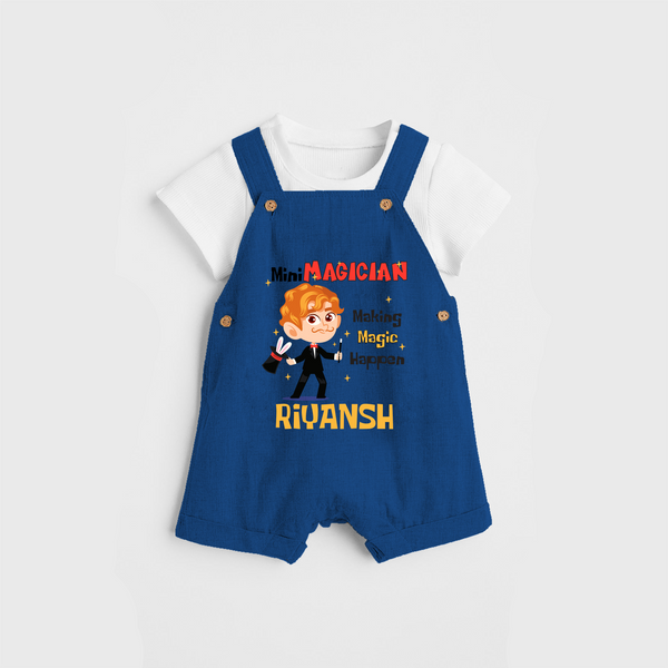 Magic Maker Boy Magician Dungaree - COBALT BLUE - 0 - 3 Months Old (Chest 17")