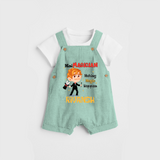 Magic Maker Boy Magician Dungaree - LIGHT GREEN - 0 - 3 Months Old (Chest 17")