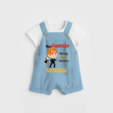 Magic Maker Boy Magician Dungaree - SKY BLUE - 0 - 3 Months Old (Chest 17")