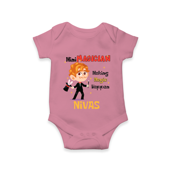 Future Mini Magician Romper / Onesie | Personalized Profession Romper / Onesie - ONION - New Born (Chest 14")