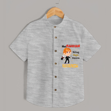 Magic Maker Boy Magician Shirt - GREY MELANGE - 0 - 6 Months Old (Chest 21")