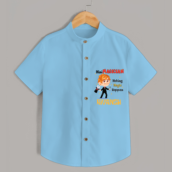 Magic Maker Boy Magician Shirt - SKY BLUE - 0 - 6 Months Old (Chest 21")