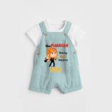 Magic Maker Girl Magician Dungaree - ARCTIC BLUE - 0 - 3 Months Old (Chest 17")