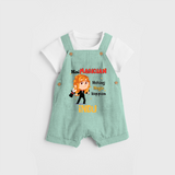 Magic Maker Girl Magician Dungaree - LIGHT GREEN - 0 - 3 Months Old (Chest 17")