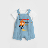 Magic Maker Girl Magician Dungaree - SKY BLUE - 0 - 3 Months Old (Chest 17")