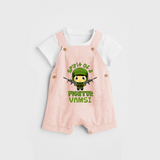 Military Fighter Boy Spirit Dungaree - PEACH - 0 - 3 Months Old (Chest 17")