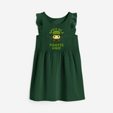 Military Fighter Boy Spirit Frock - BOTTLE GREEN - 0 - 6 Months Old (Chest 18")