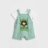 Military Fighter Girl Spirit Dungaree - LIGHT GREEN - 0 - 3 Months Old (Chest 17")