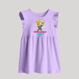 Future Lawyer Baby Frock | Custom Name Baby Baby Frock - LILAC - 0 - 3 Months Old (Chest 17")