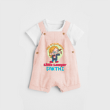 Future Lawyer Advocate Dungaree - PEACH - 0 - 3 Months Old (Chest 17")