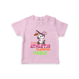 Junior Athletic Champion T-Shirt - PINK - 0 - 5 Months Old (Chest 17")