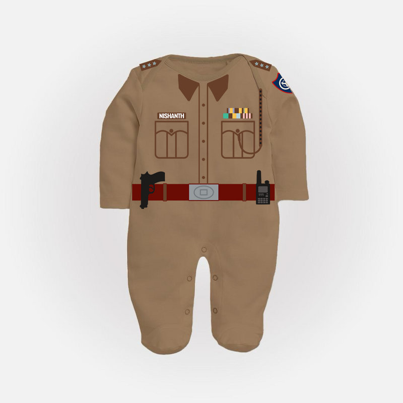 Little Officer Sleep Suit | Custom Sleep Suit for Your Future Hero