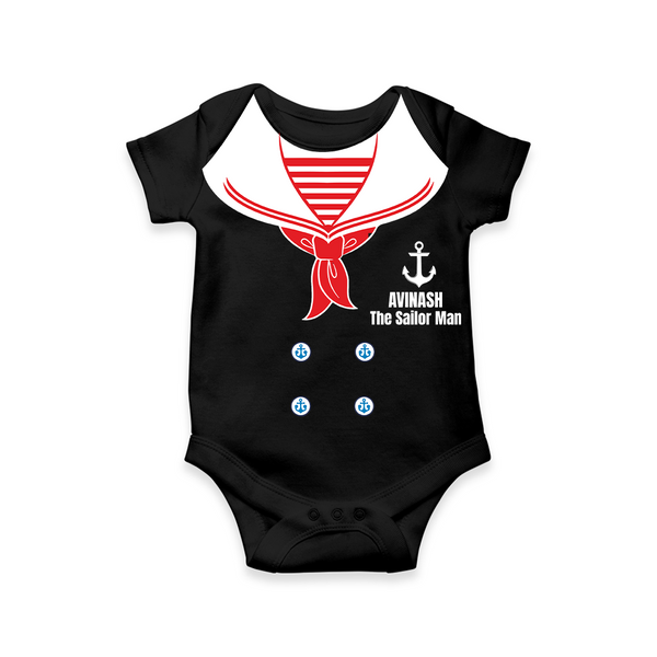 Little Sailor Romper | Personalized Baby Romper for Ocean Lovers